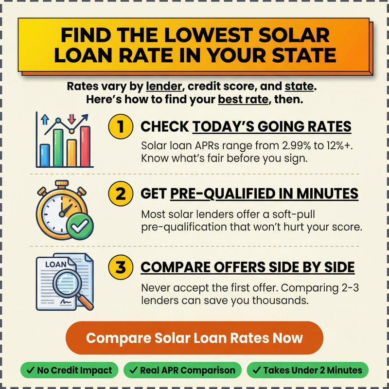 See Your Solar Savings - Compare Solar Loan Rates Now
